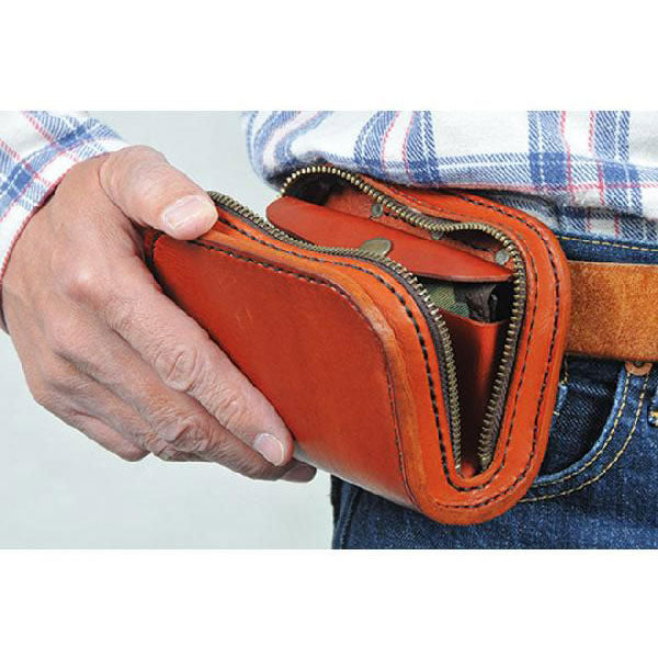 遊牧舎工房 手作りベルトポーチ