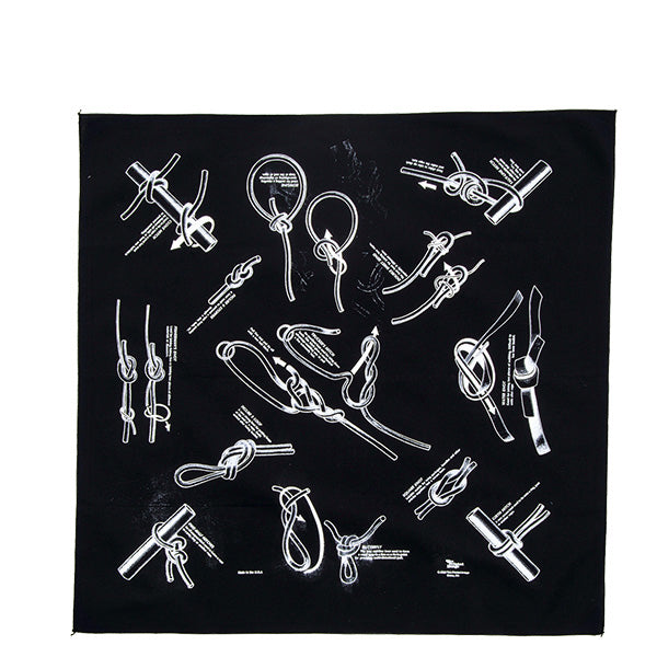 プリンティッドイメージ ネイチャープリントバンダナ ノッツ