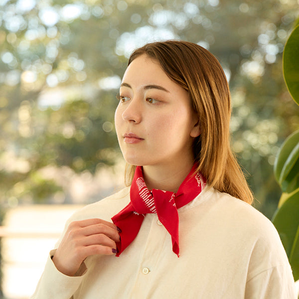 プリンティッドイメージ ネイチャープリントバンダナ ファーストエイド