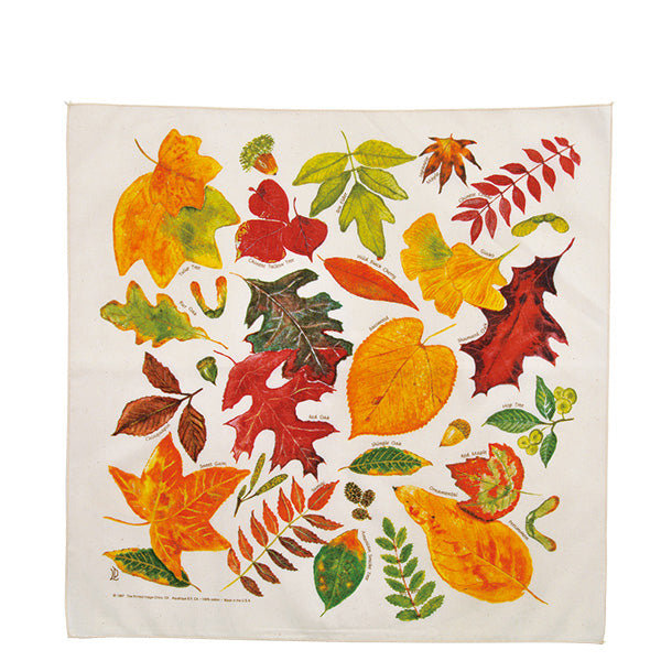 プリンティッドイメージ ネイチャープリントバンダナ フォールリーブズ