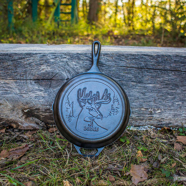 ロッジ スキレット 10-1/4インチ ディアーロゴ L8SKWLDR
