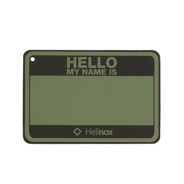 ヘリノックス Hello my name is パッチ
