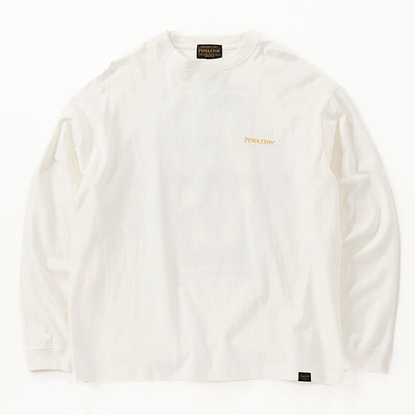 ペンドルトン メンズ ロングスリーブ バックプリントTシャツ