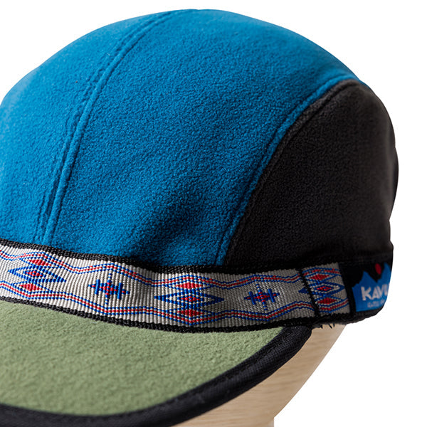 カブー フリース ストラップキャップ フォレストブロック