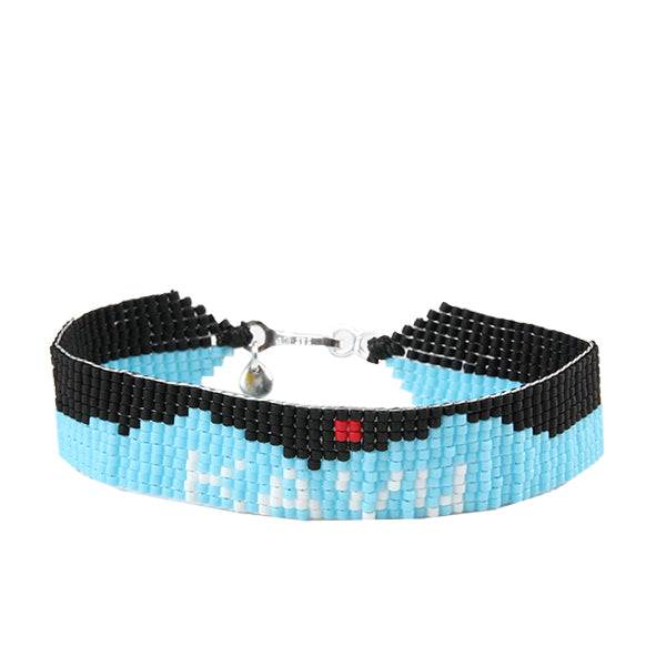 カブー ビーズブレスレット ブルー