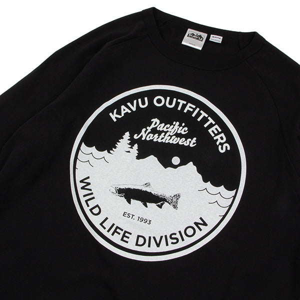 カブー メンズ ワイルドライフ ベースボール Tシャツ