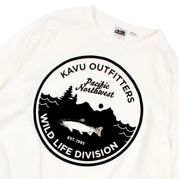 カブー メンズ ワイルドライフ ベースボール Tシャツ