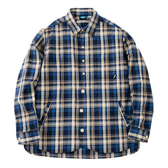 ベージュ/ブルー / M