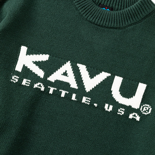 カブー メンズ ロゴニット