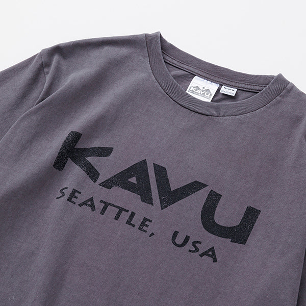 カブー メンズ USAロゴTシャツ