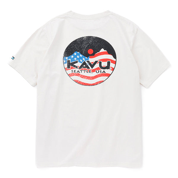 カブー メンズ USAロゴTシャツ