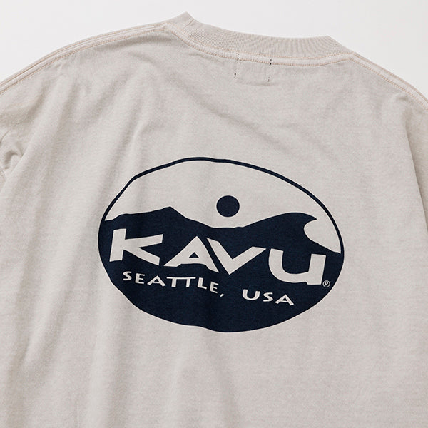 カブー メンズ サーフロゴ Tシャツ/ピグメント