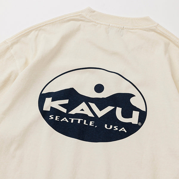 カブー メンズ サーフロゴ Tシャツ/ピグメント