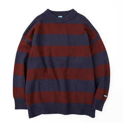 ネイビー/バーガンディ / S