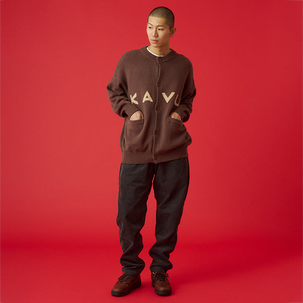 カブー メンズ ニットカーディガン