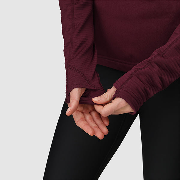 アウトドアリサーチ ウィメンズ デビエイターフリースハーフジップ