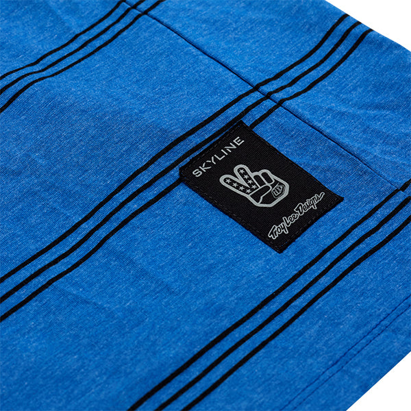 トロイリーデザインズ スカイライン ショートスリーブライドT ウォッシュドアウト コバルト