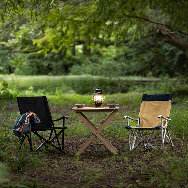 アディロンダック スモール キャンパーズチェア ベージュ/ネイビー