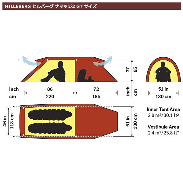ヒルバーグ ナマッジ2GT レッド
