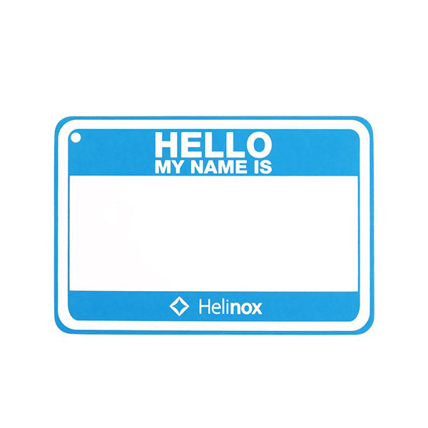 ヘリノックス Hello my name is パッチ