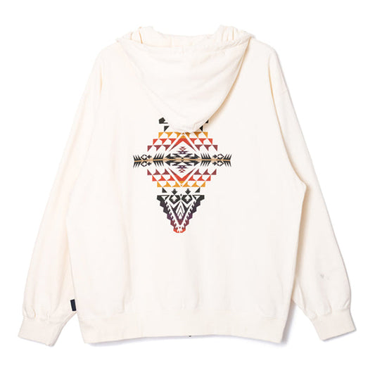 ペンドルトン メンズ ロングスリーブ バックプリント ジップアップフーディー