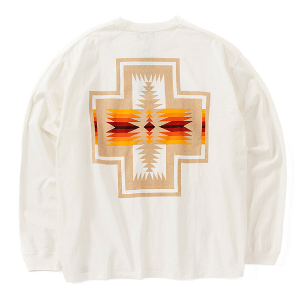 ペンドルトン メンズ ロングスリーブ バックプリントTシャツ