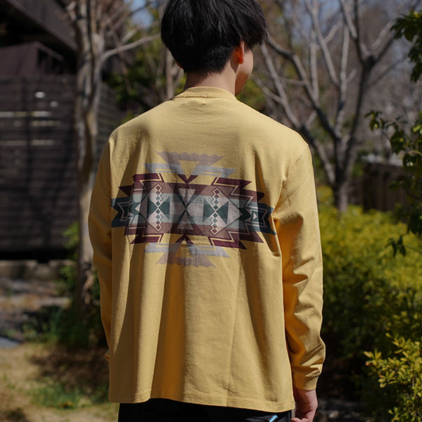 ペンドルトン メンズ ロングスリーブ バックプリントTシャツ