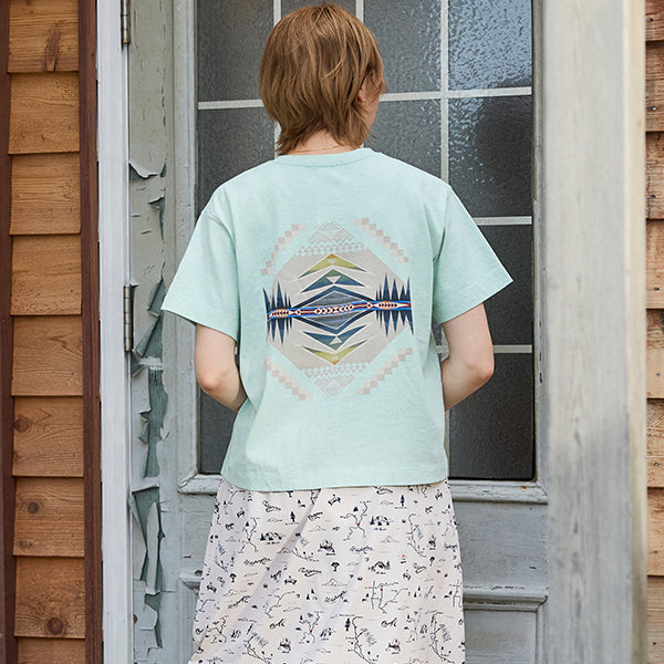 ペンドルトン ウィメンズ ショートスリーブ バックプリントTシャツ