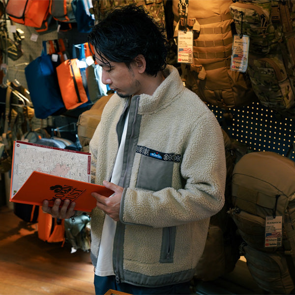 カブー メンズ ボアジャケット  A&F直営店限定カラー