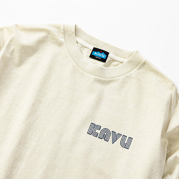 カブー メンズ スリーブプリント ロングスリーブTシャツ