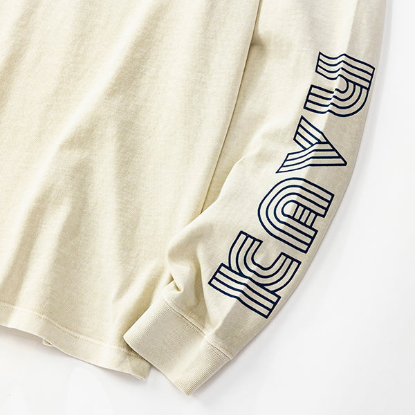カブー メンズ スリーブプリント ロングスリーブTシャツ