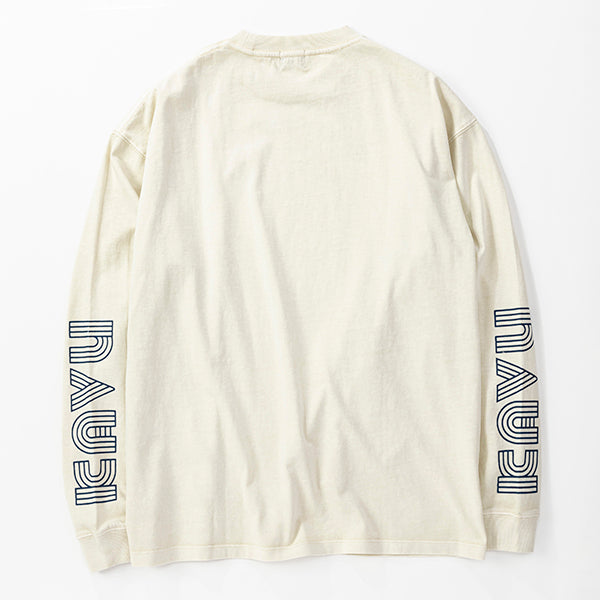 カブー メンズ スリーブプリント ロングスリーブTシャツ