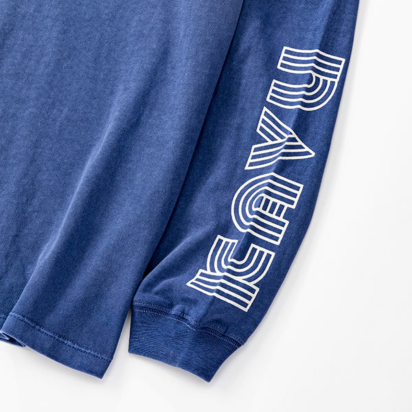 カブー メンズ スリーブプリント ロングスリーブTシャツ