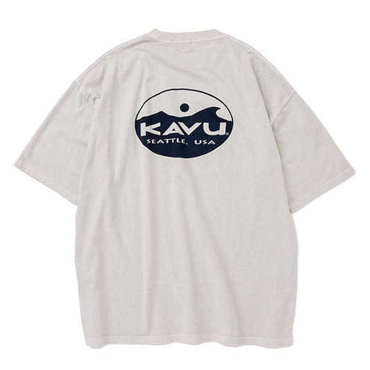 カブー メンズ サーフロゴ Tシャツ／ピグメント