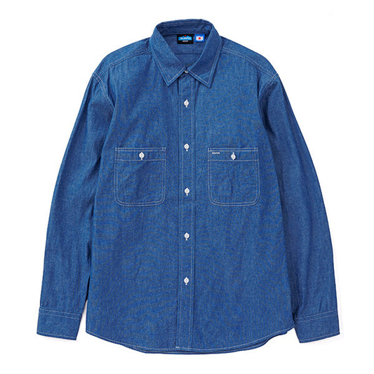 カブー メンズ シャンブレーシャツ