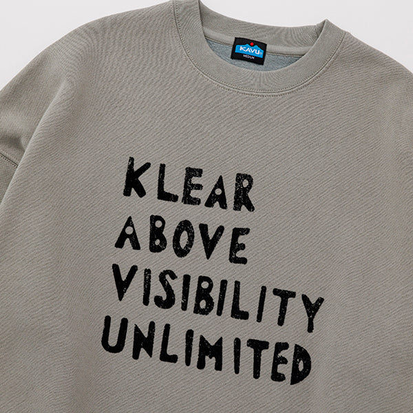 カブー メンズ フレーズスウェットクリア