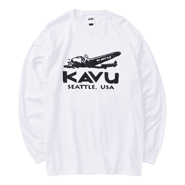 カブー メンズ ロングスリーブプレーンTシャツ