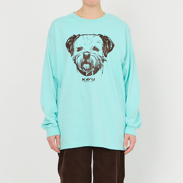カブー メンズ ロングスリーブ25ドッグTシャツ