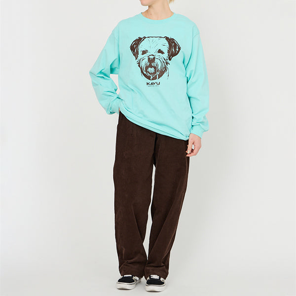 カブー メンズ ロングスリーブ25ドッグTシャツ