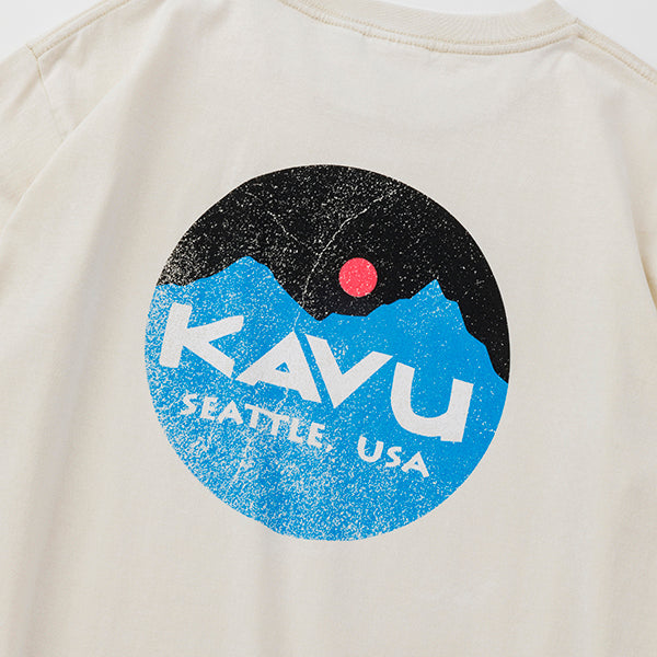 カブー メンズ マウンテンロゴ Tシャツ