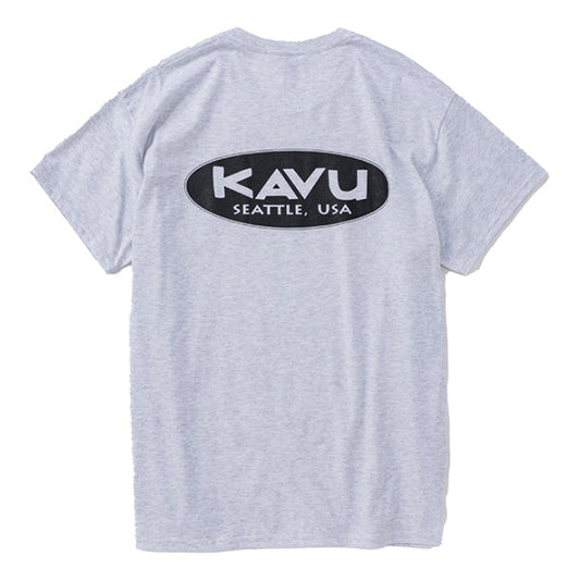 カブー メンズ オーバルロゴ ポケット Tシャツ