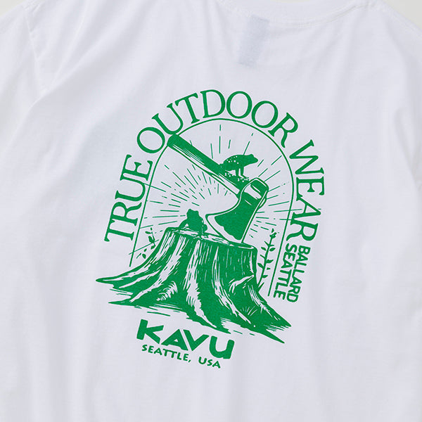 カブー メンズ スタンプ フロッグ Tシャツ