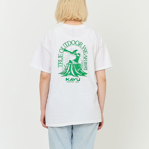 カブー メンズ スタンプ フロッグ Tシャツ