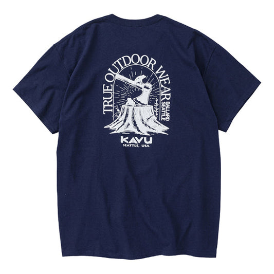 カブー メンズ スタンプ フロッグ Tシャツ