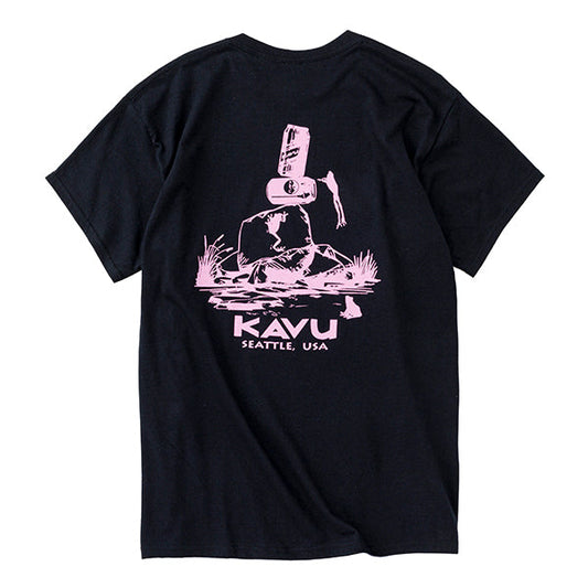 カブー メンズ ドリンクフロッグ Tシャツ
