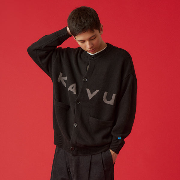 カブー メンズ ニットカーディガン