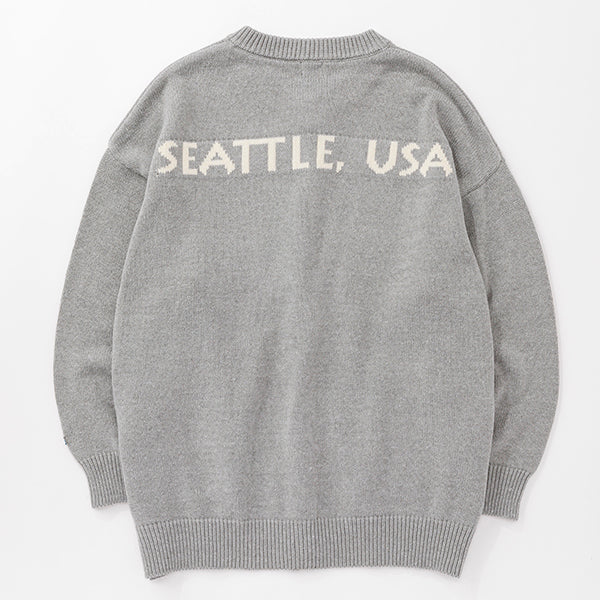 カブー メンズ ニットカーディガン