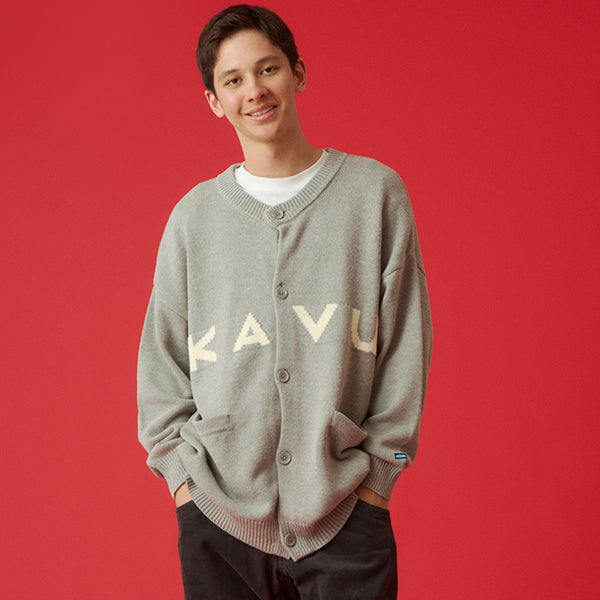 カブー メンズ ニットカーディガン