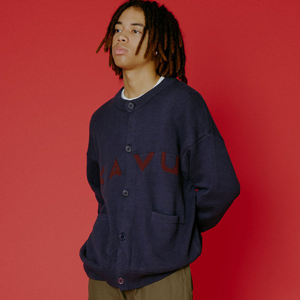 カブー メンズ ニットカーディガン