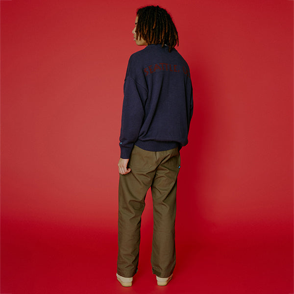 カブー メンズ ニットカーディガン